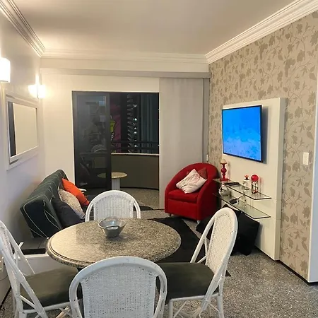 A 50m Da Beira Mar 2 Quartos Sendo Escritorio Sofa-cama, Ideal Para Empresarios E Office Apartamento 3*